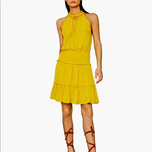 Yellow ruffled sundress - Picture 1 of 2